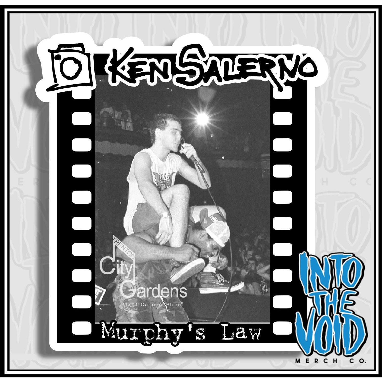 KEN SALERNO - MURPHY'S LAW Sticker 2 - INTO THE VOID Merch Co.
