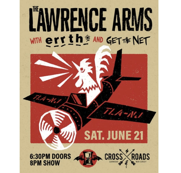 CROSSROADS - THE LAWRENCE ARMS - 6/21/25 - Concert Poster