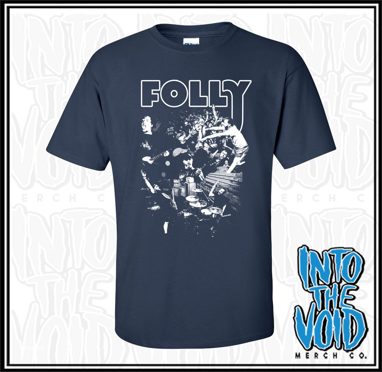 FOLLY - LIVE COLLAGE - Short Sleeve T-Shirt