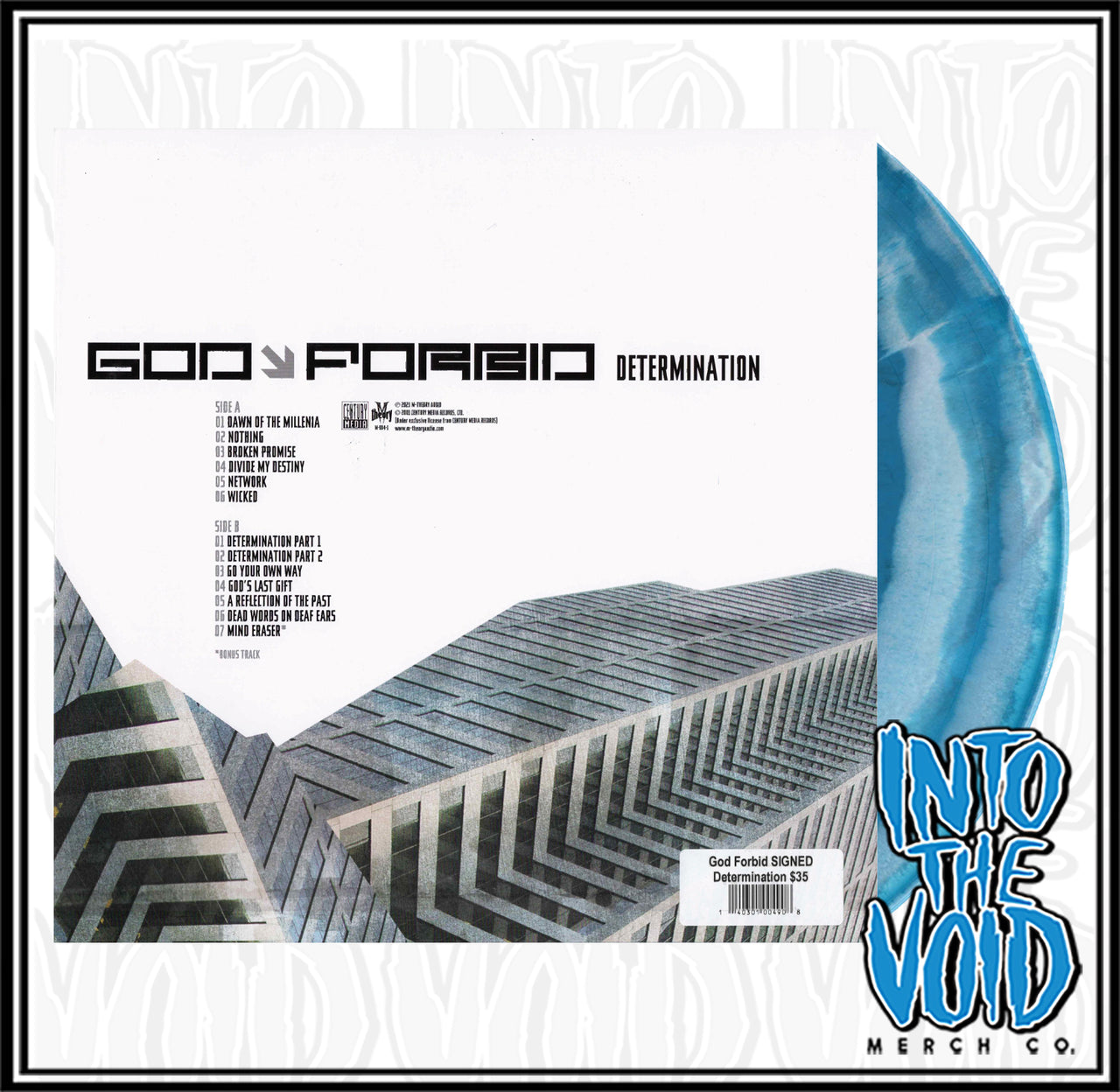 GOD FORBID - DETERMINATION -  SIGNED VINYL LP