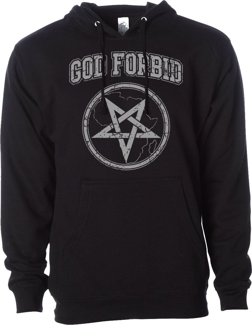 GOD FORBID - BLACK METAL - Hooded Pullover Sweatshirt