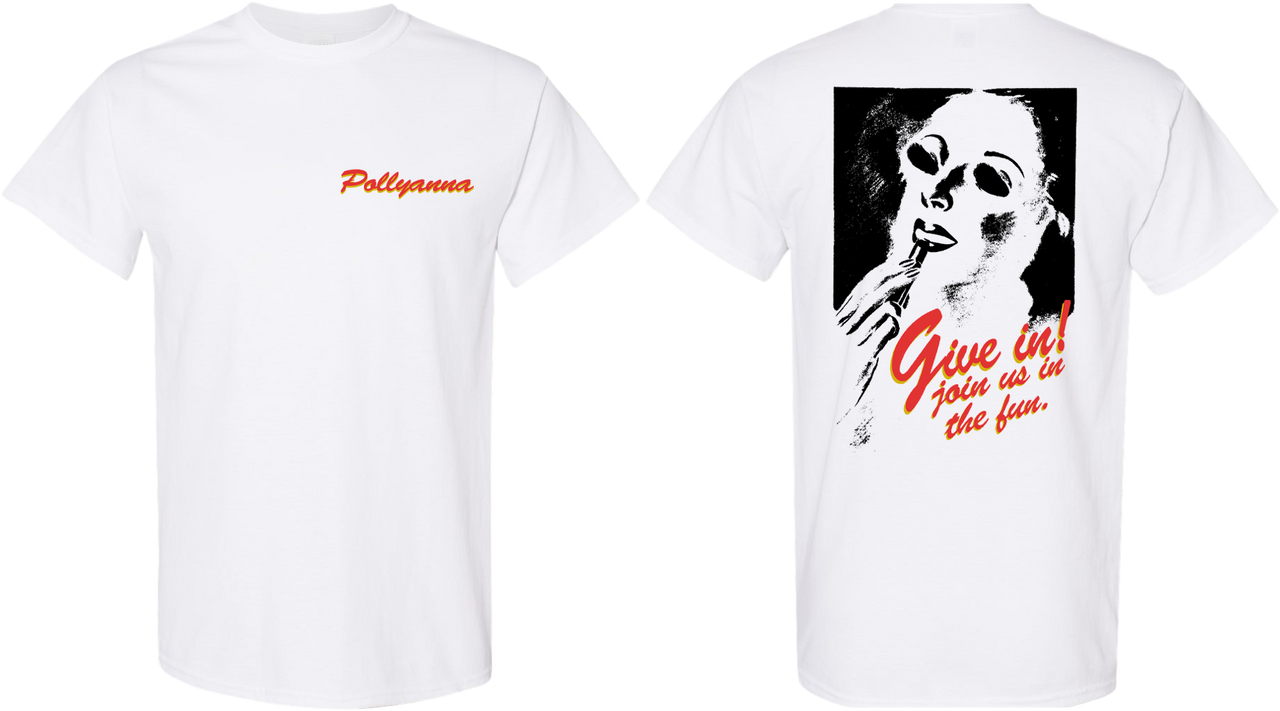 GRAVEDIGGER - GIVE IN! - Left Chest Print - Short Sleeve T-Shirt