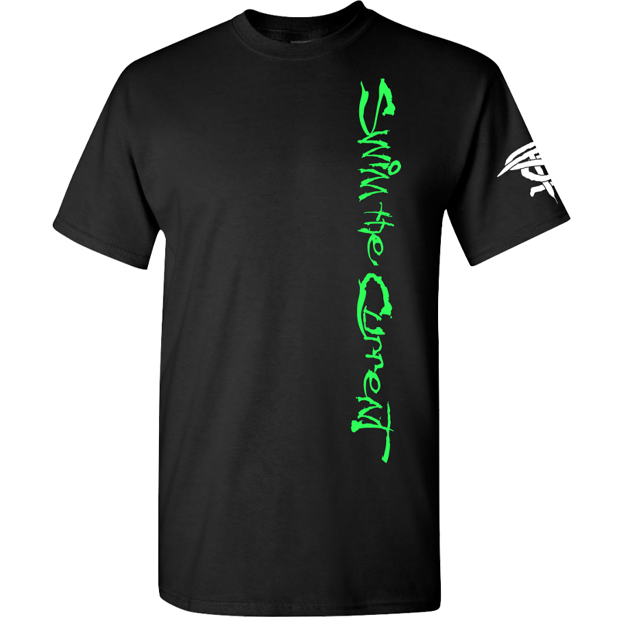SWIM THE CURRENT - NEON - Short Sleeve T-Shirt
