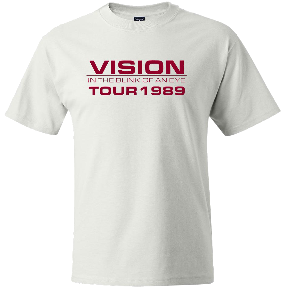 VISION - "IN THE BLINK OF AN EYE" TOUR '89 - Men's Short Sleeve T-Shirt