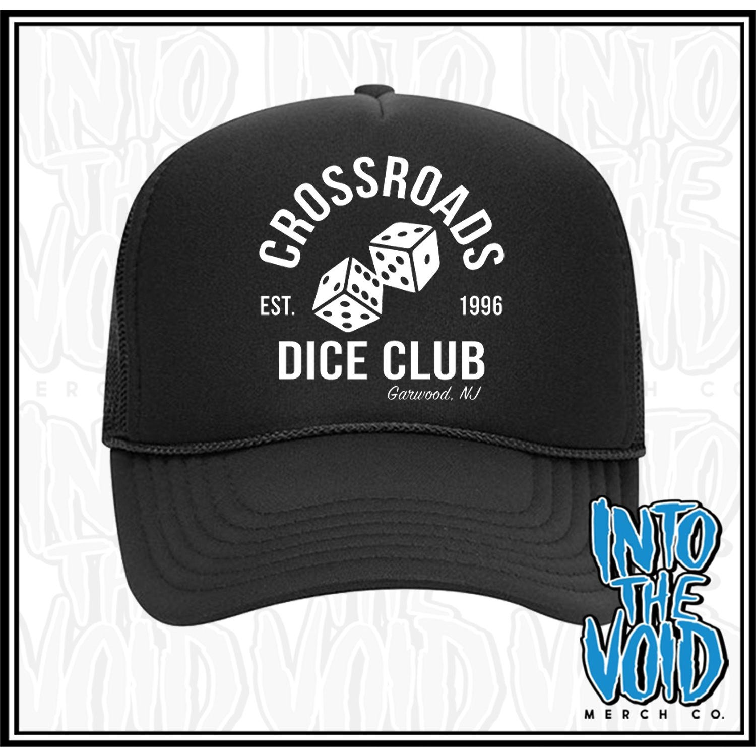 CROSSROADS - DICE CLUB - Trucker Hat - INTO THE VOID Merch Co.