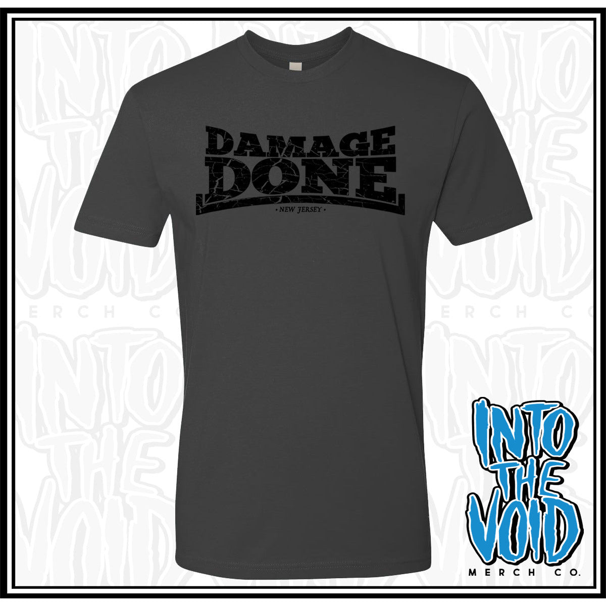 DAMAGE DONE - Logo - Men's Short Sleeve T-Shirt - INTO THE VOID Merch Co.