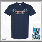 ENSIGN - BLUEBIRDS - Short Sleeve T-Shirt - INTO THE VOID Merch Co.