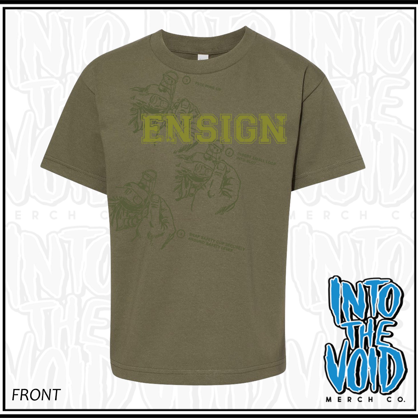 ENSIGN - GRENADE - Short Sleeve T-Shirt - INTO THE VOID Merch Co.
