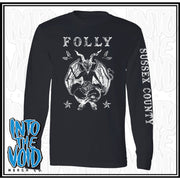 FOLLY - BAPHOMET - Long Sleeve T-Shirt - INTO THE VOID Merch Co.