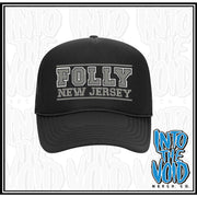 FOLLY - NEW JERSEY - Trucker Hat - INTO THE VOID Merch Co.