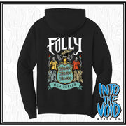 FOLLY - NJ SEAL - Hooded Zip-Up Sweatshirt - INTO THE VOID Merch Co.