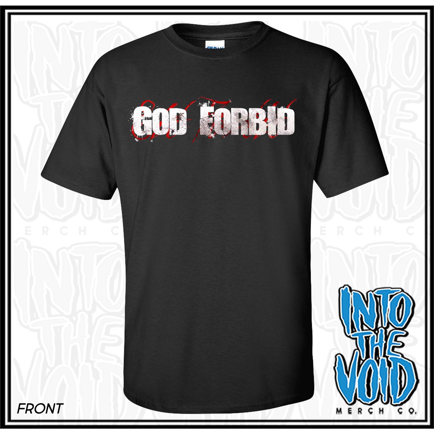 GOD FORBID - Vintage Design - Short Sleeve T-Shirt - INTO THE VOID Merch Co.