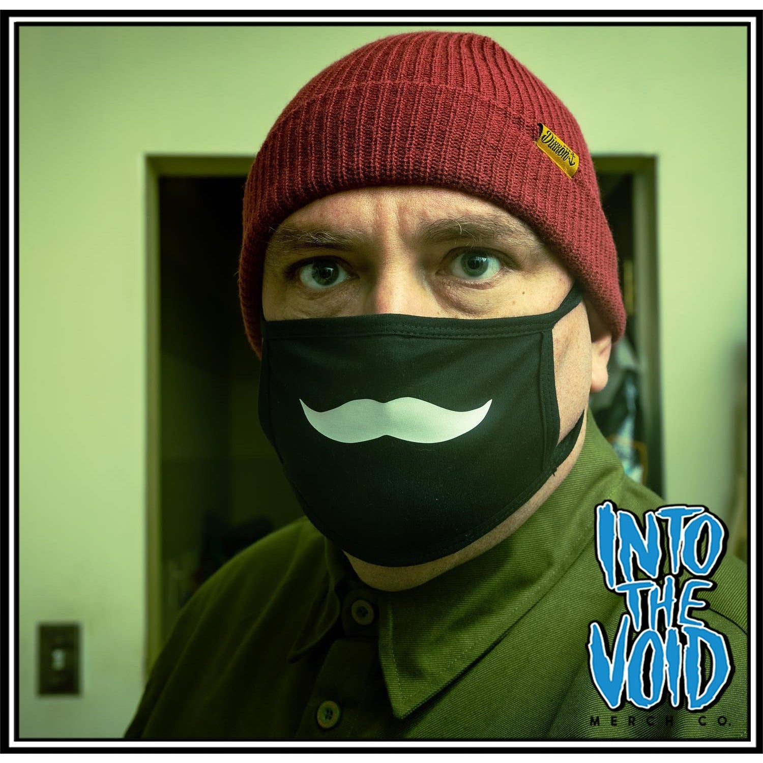 MOVEMBER - TEAM MUSTACHE TEAM - Face Mask 1 - INTO THE VOID Merch Co.