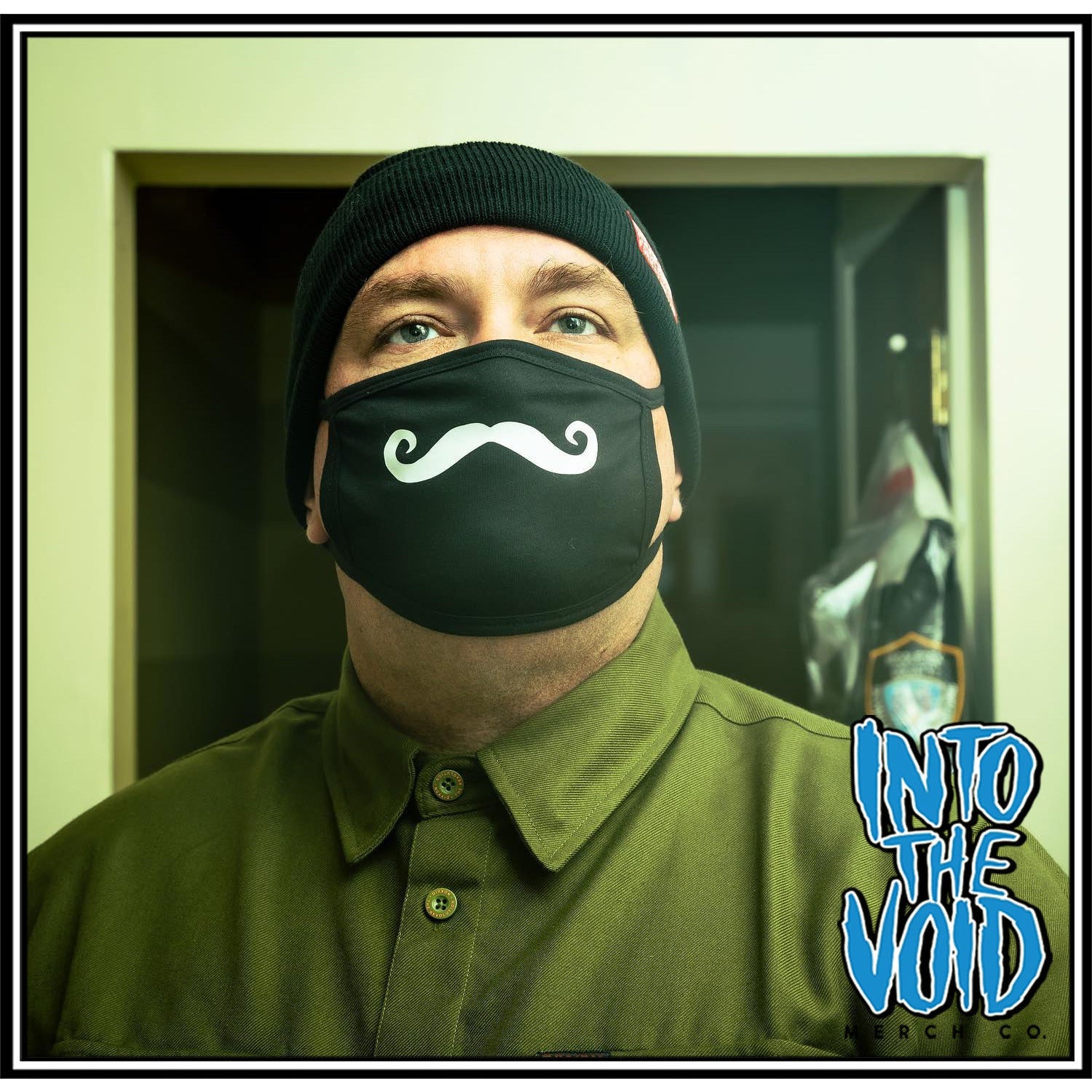 MOVEMBER - TEAM MUSTACHE TEAM - Face Mask 2 - INTO THE VOID Merch Co.