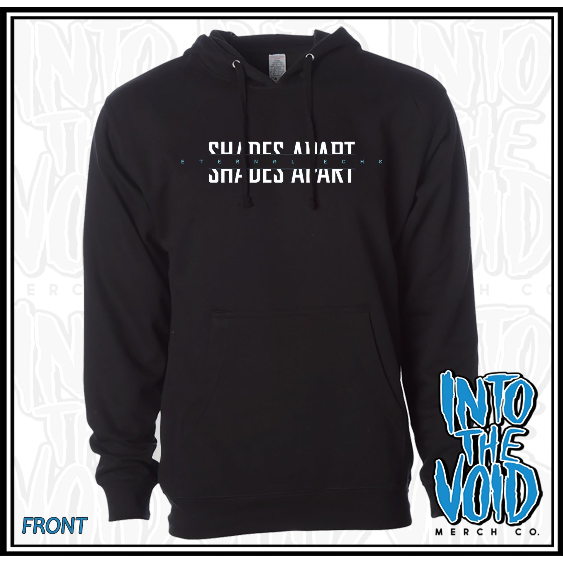 SHADES APART - ETERNAL ECHO - Men's Pullover Hoodie Sweatshirt - INTO THE VOID Merch Co.