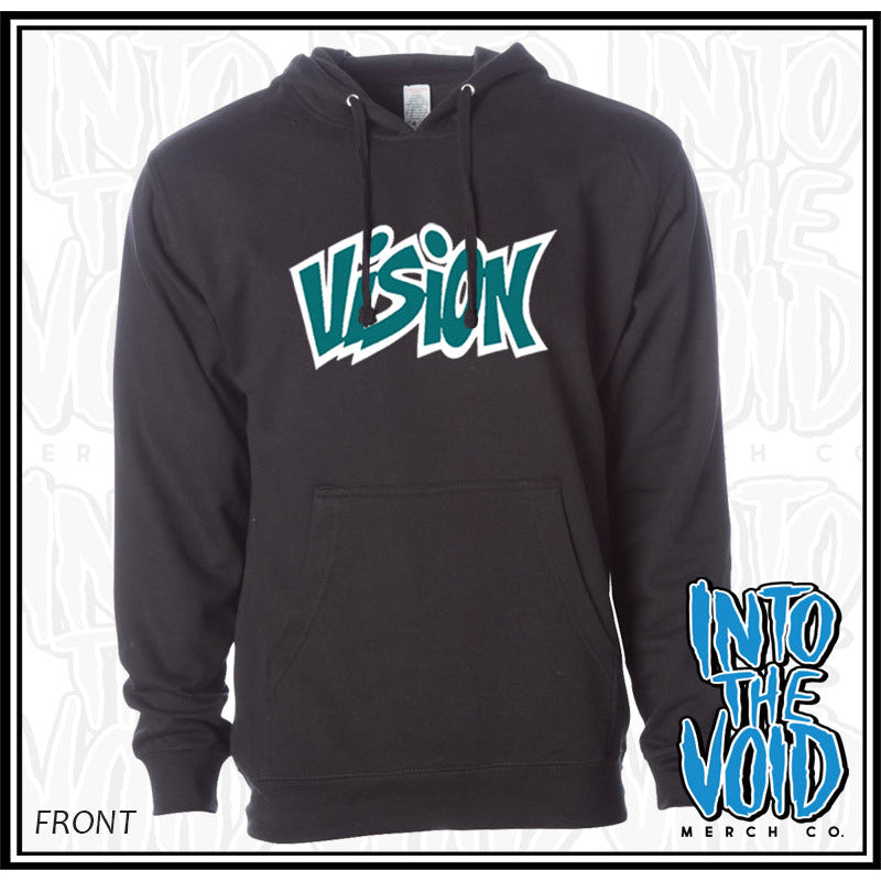 VISION - CLASSIC LOGO - Men's Pullover Hoodie Sweatshirt - INTO THE VOID Merch Co.